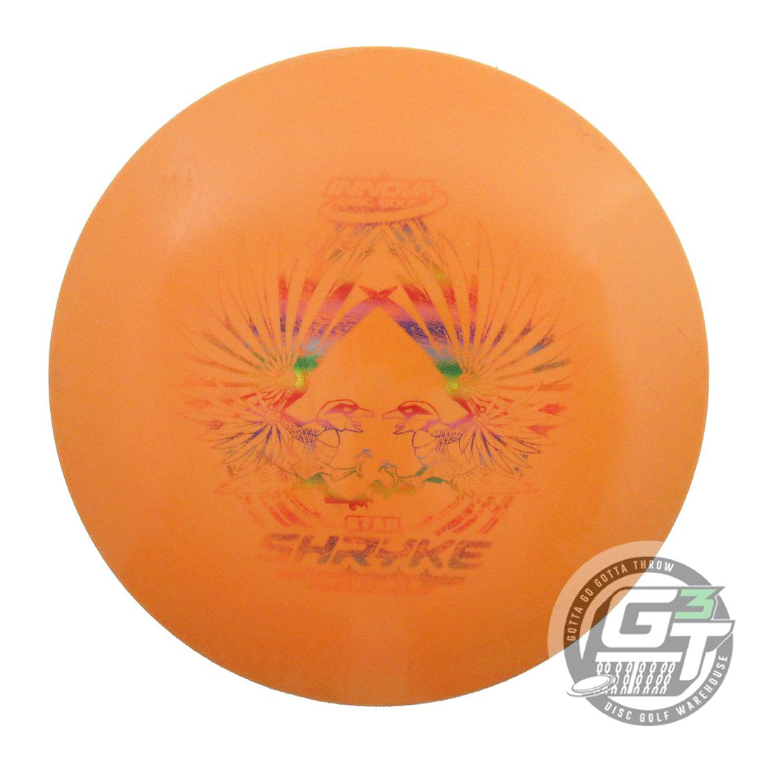 USED Innova Star Shryke 174g Orange Rainbow Foil Distance Driver Golf Disc