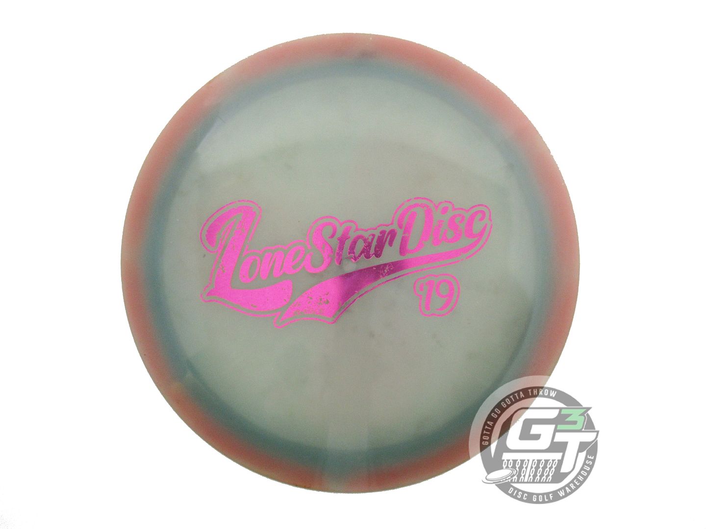 USED Lone Star Bravo Glow Tumbleweed 171g Pink-Green Distance Driver Golf Disc