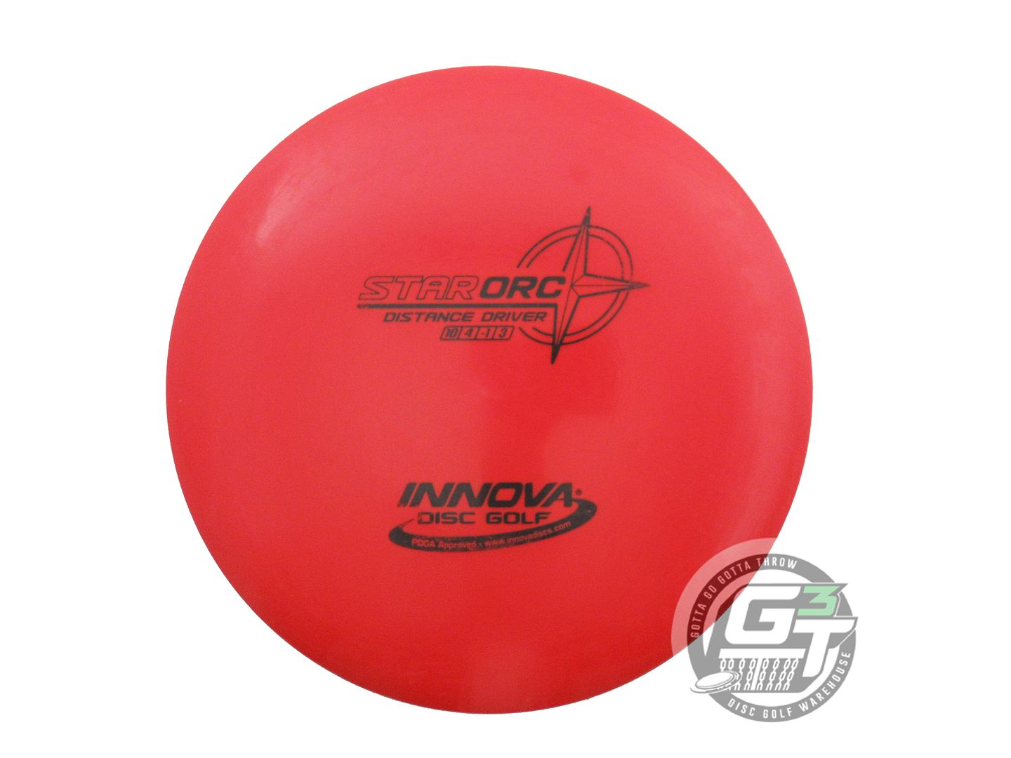 USED Innova Star Orc 175g Red Black Stamp Distance Driver Golf Disc