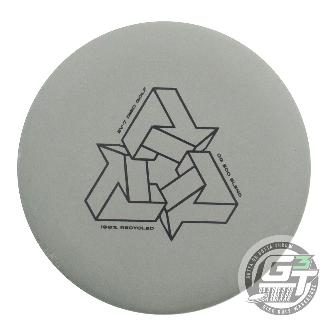 USED EV-7 OG Eco Blend Penrose 175g Gray Black Stamp Putter Golf Disc