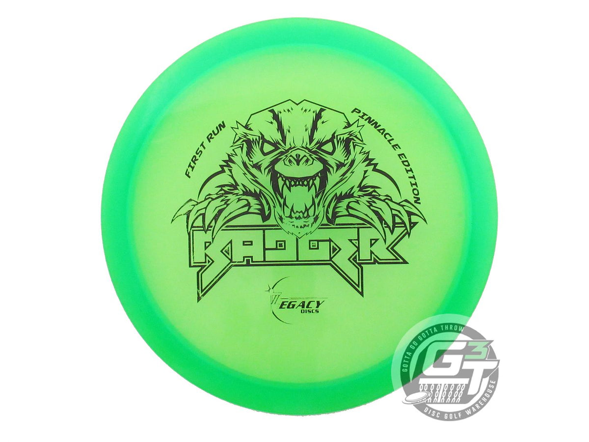 USED Legacy Discs FIRST RUN Pinnacle Badger 175g Green Black Stamp Midrange Disc