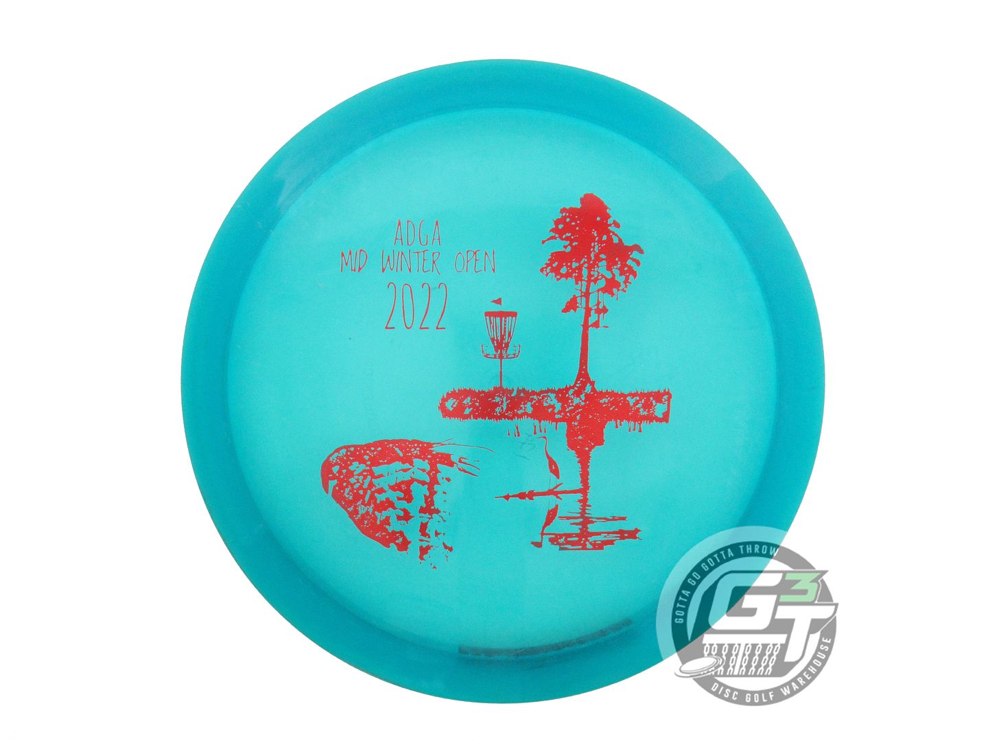 USED Dynamic Discs Lucid Maverick 173g Teal Red Foil Distance Driver Golf Disc