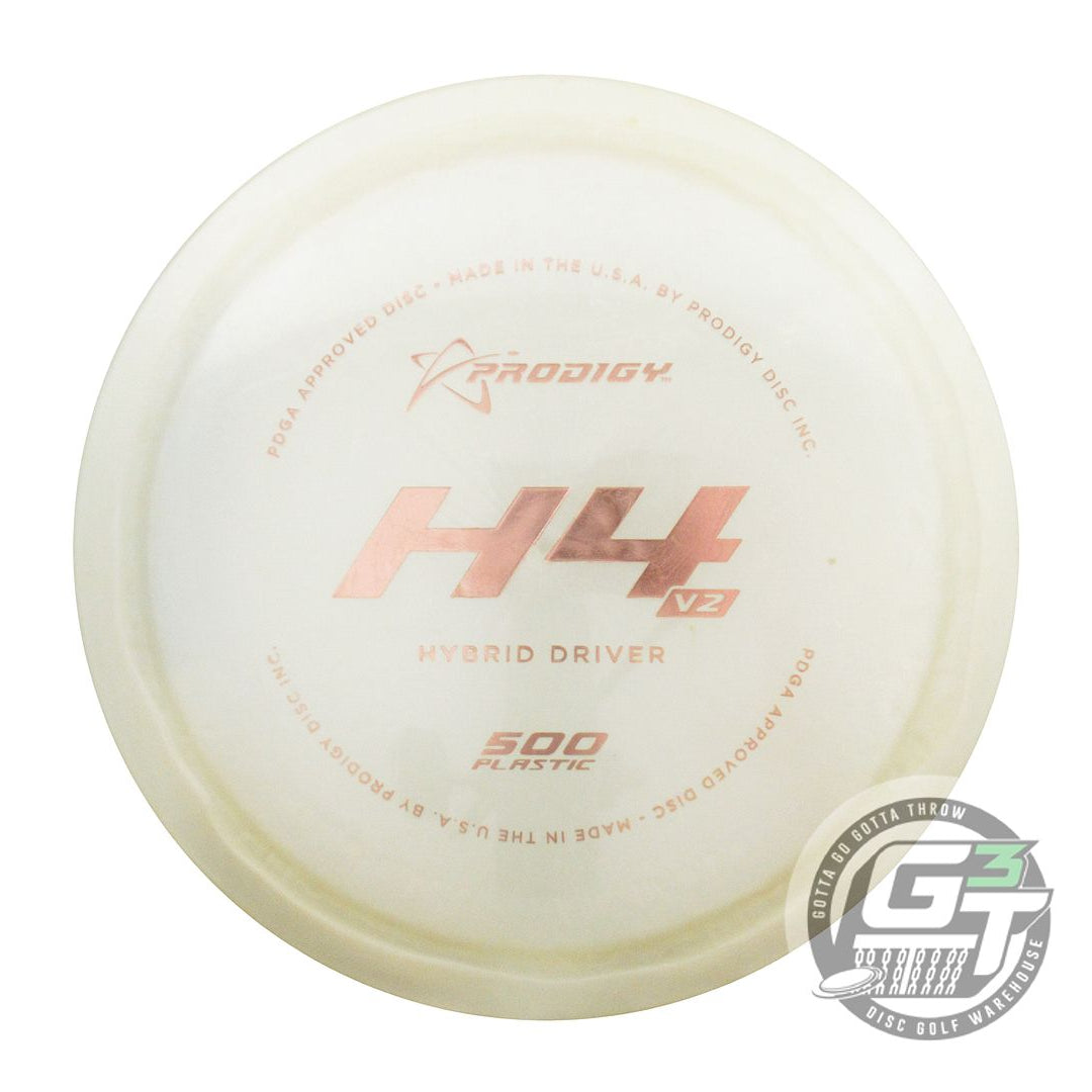 USED Prodigy Discs 500 H4 V2 175g Cream Gold Foil Hybrid Driver Golf Disc