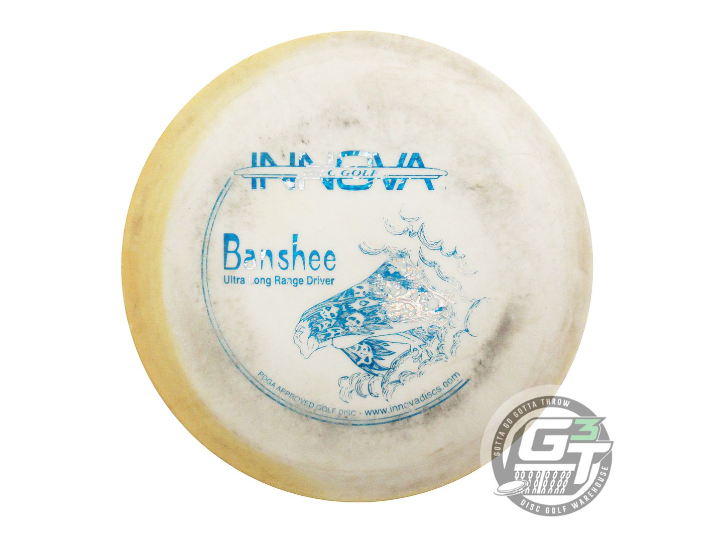 USED Innova DX Banshee 169g White Blue Foil Fairway Driver Golf Disc