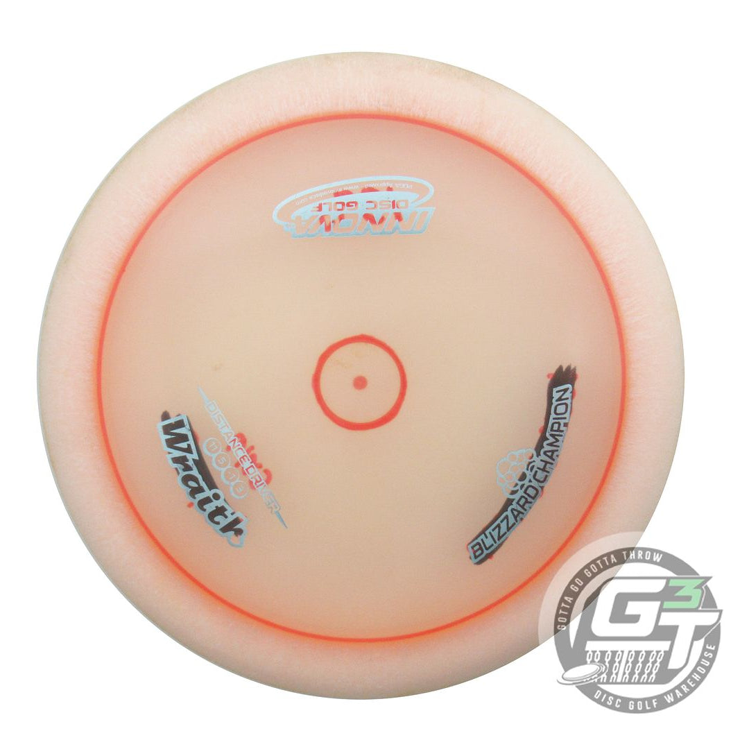USED Innova Blizzard Wraith 139g Peach Silver Foil Distance Driver Golf Disc