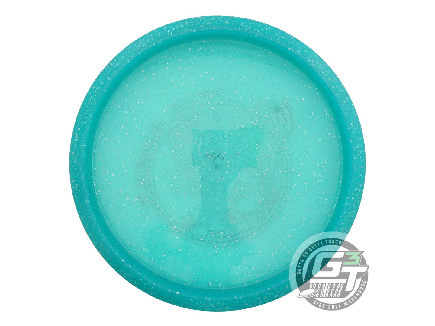 USED Innova Metal Flake Champion Gator 175g Teal Red Foil Midrange Golf Disc
