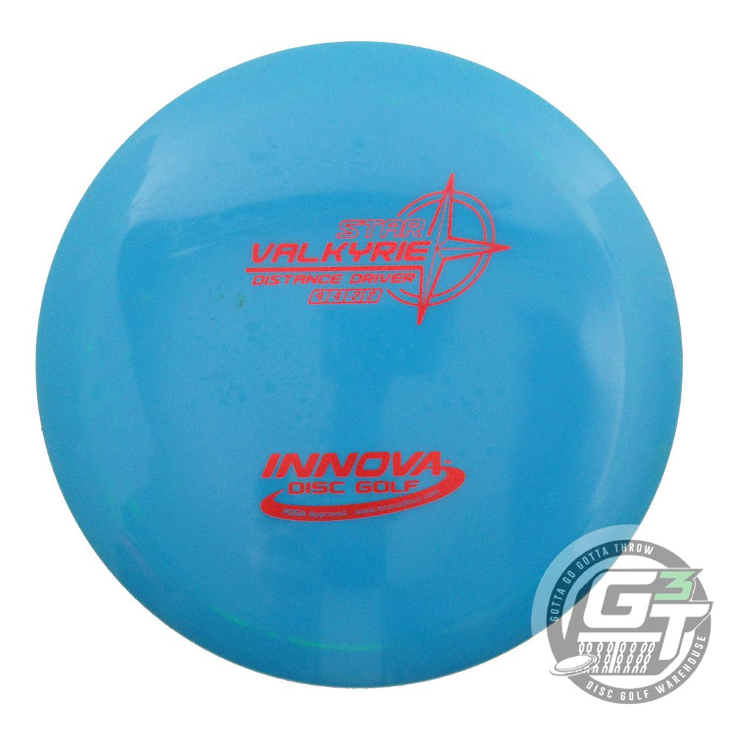 USED Innova Star Valkyrie 175g Teal Red Glitter Foil Distance Driver Golf Disc