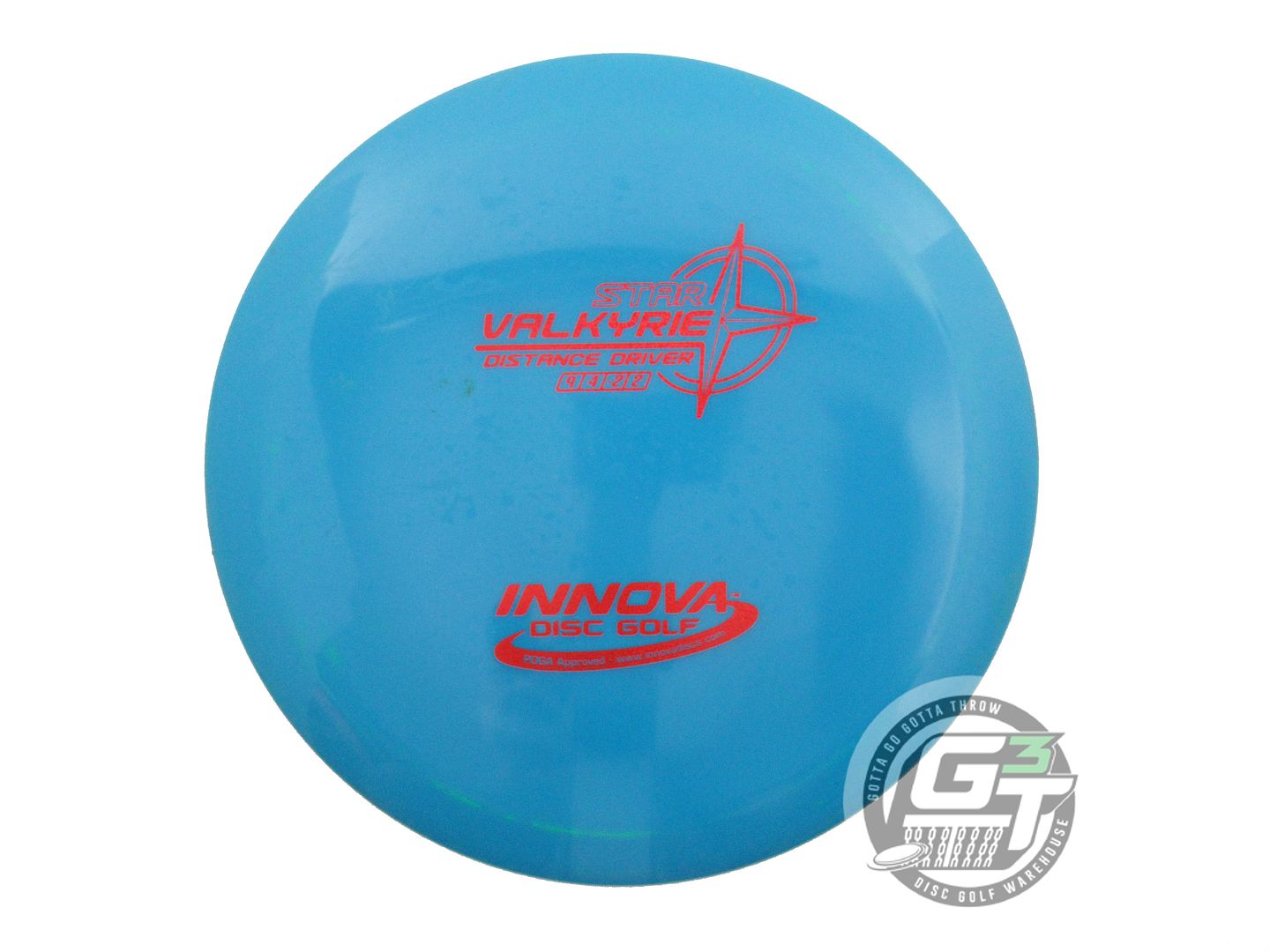 USED Innova Star Valkyrie 175g Teal Red Glitter Foil Distance Driver Golf Disc