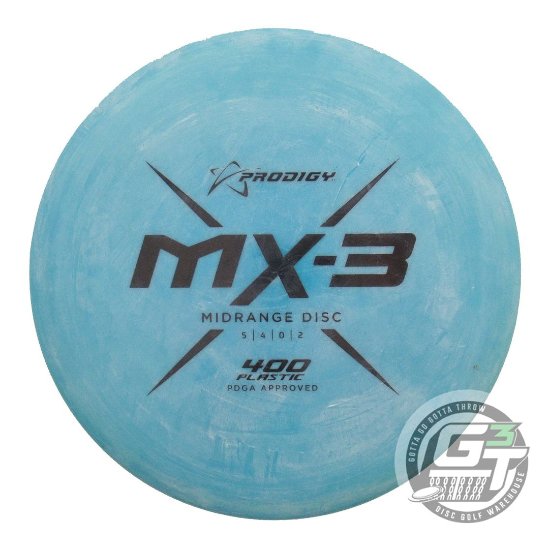 USED Prodigy Discs 400 MX3 177g Teal Black Stamp CHALKY Midrange Golf Disc