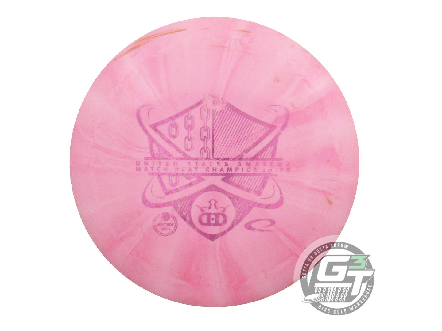 USED Dynamic Discs Fuzion Burst Raider 173g Pink MATCH PLAY Distance Driver Disc