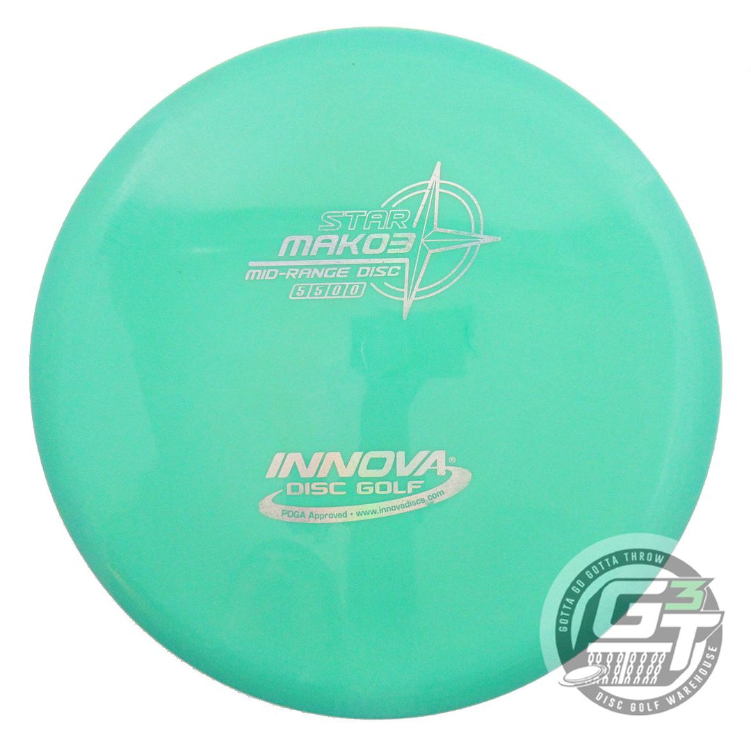 USED Innova Star Mako3 169g Green Silver Holo Foil Midrange Golf Disc