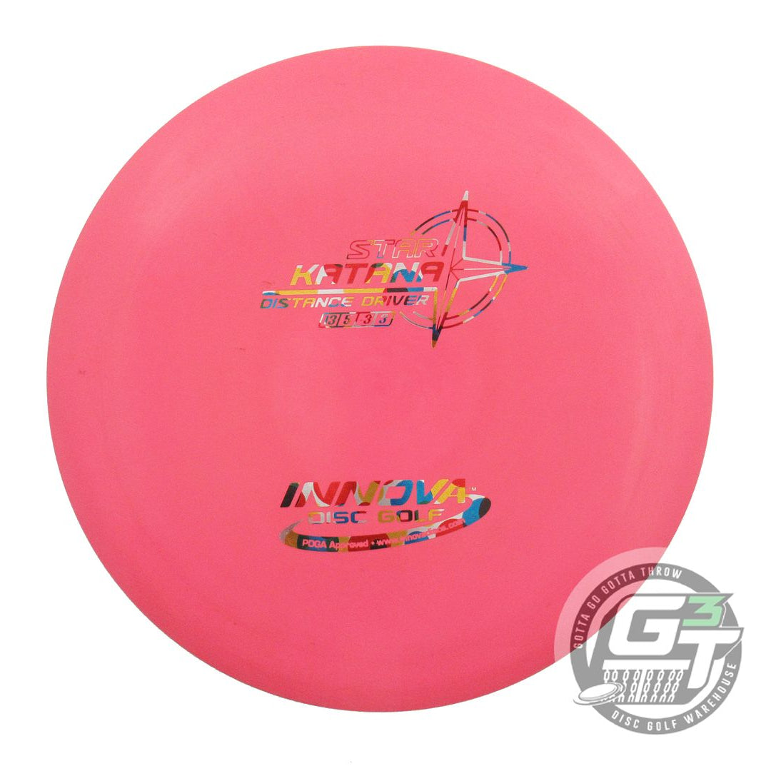 USED Innova Star Katana 172g Pink Wonder Bread Foil Distance Driver Golf Disc
