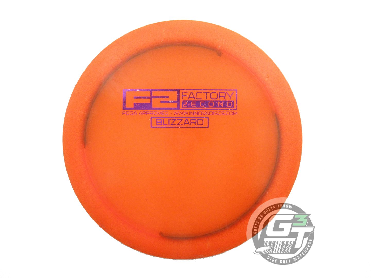 USED Innova X-OUT Blizzard Beast 144g Orange Distance Driver Golf Disc