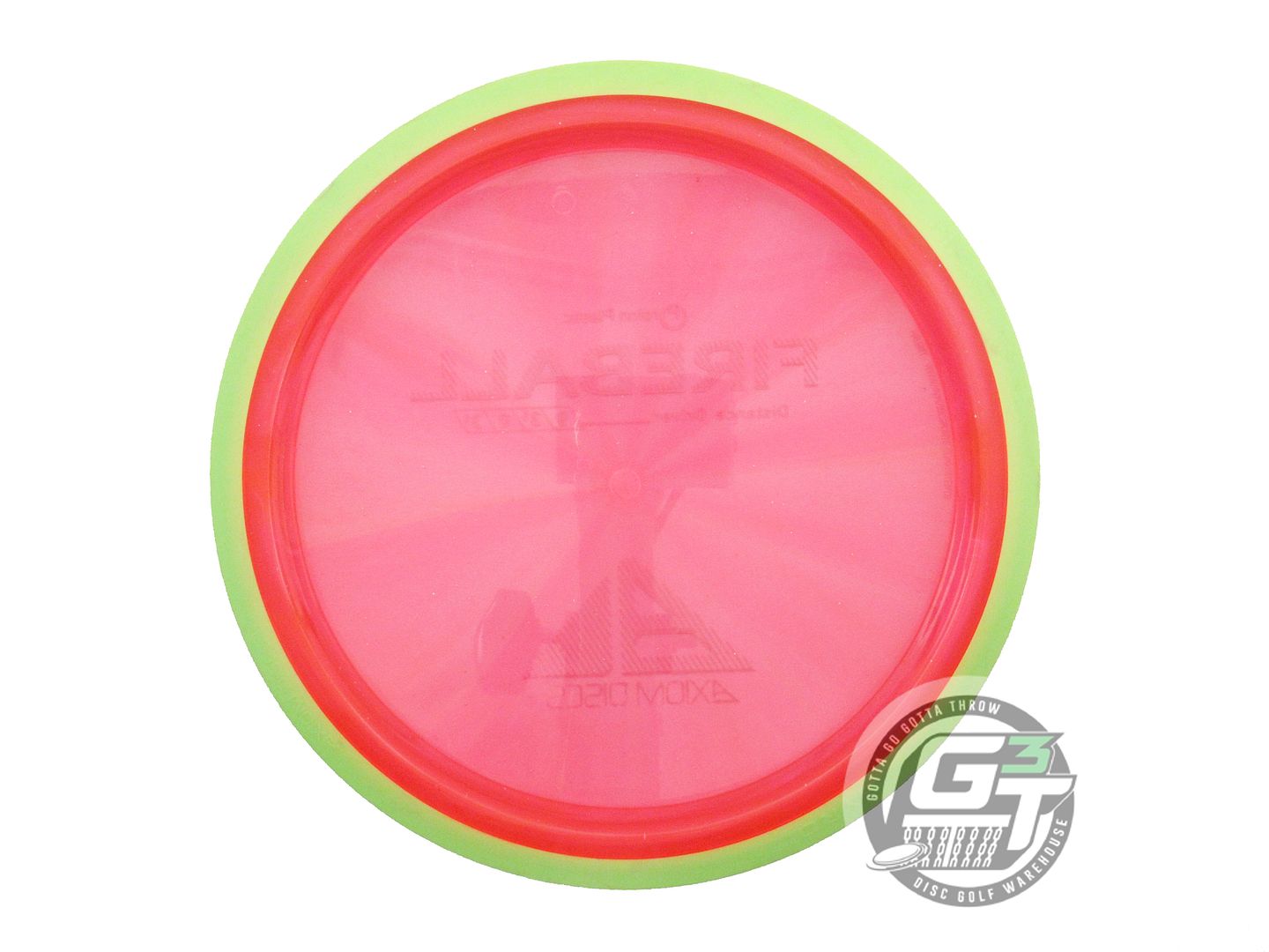 USED Axiom Discs Proton Fireball 162g Pink Lime Rim Distance Driver Disc