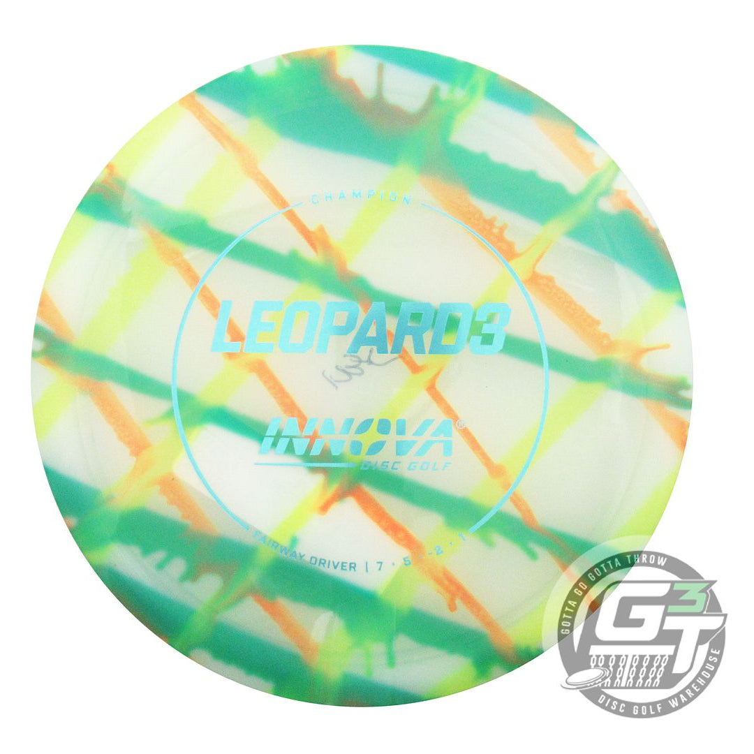 Innova I-Dye Champion Leopard3 Fairway Driver Golf Disc (Individually Listed)
