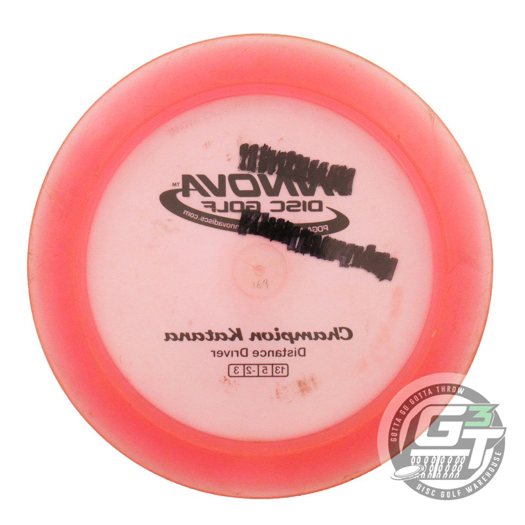 USED Innova Champion Katana 169g Pink Black Stamp Distance Driver Golf Disc