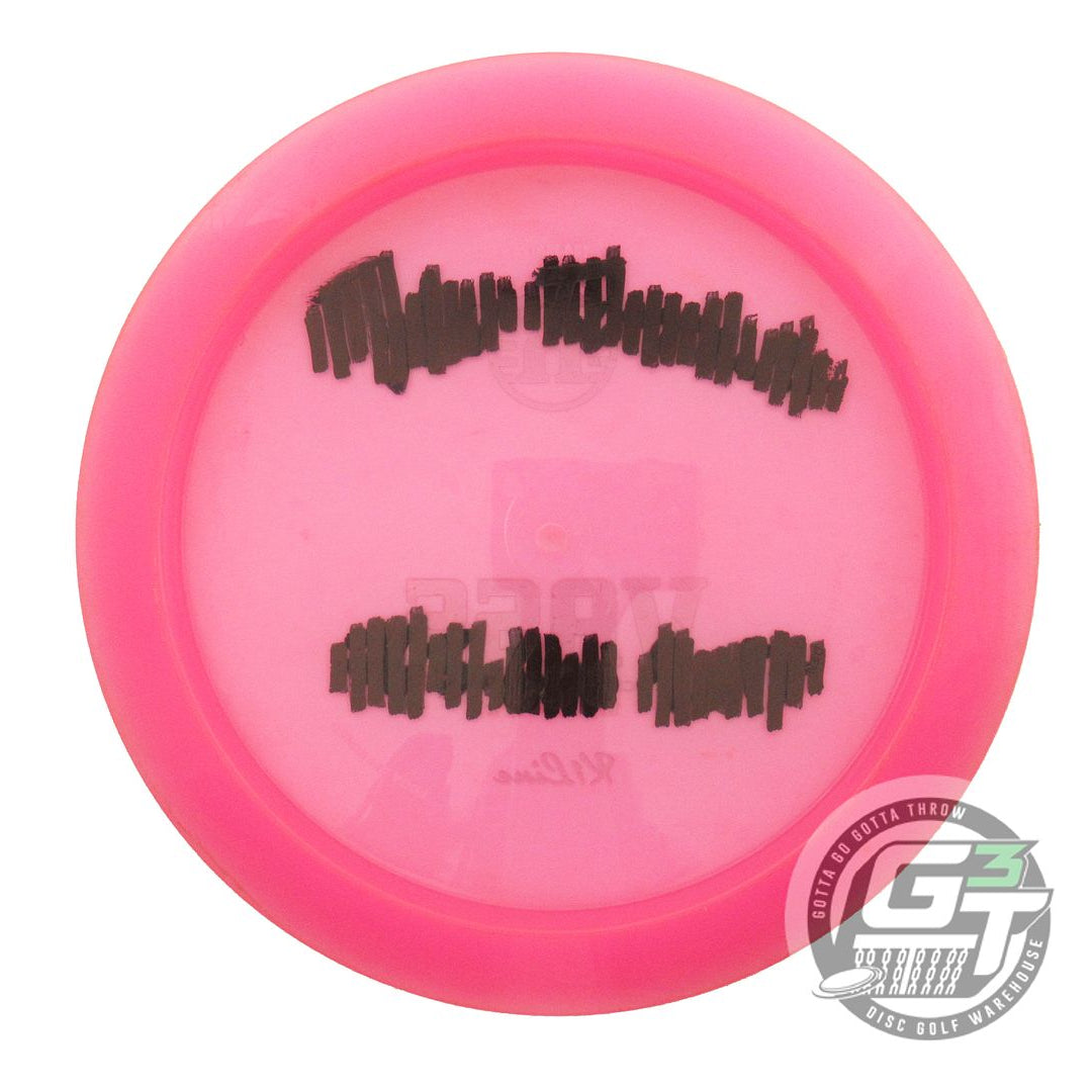 USED Kastaplast K1 Vass 172g Pink Green Glitter Foil Distance Driver Golf Disc