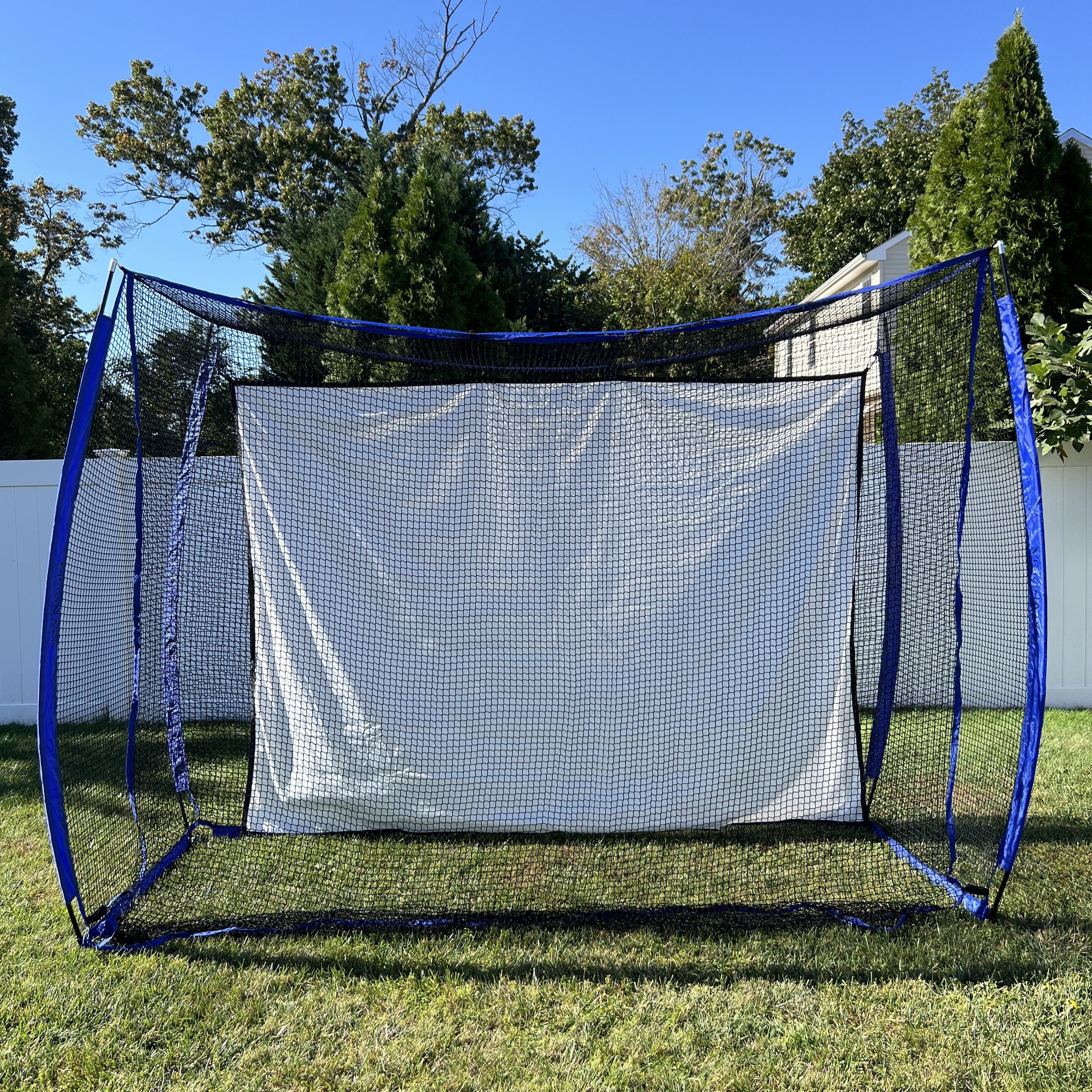 10’x8’x4’ Disc Golf Simulation Net - Gotta Go Gotta Throw
