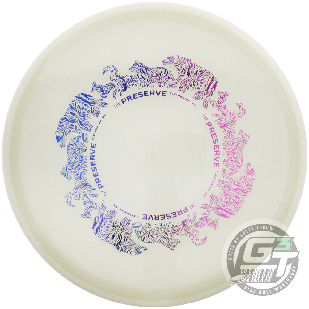 Axiom Limited Edition The Preserve Tribal Stamp Total Eclipse Glow Proton Hex Midrange Golf Disc