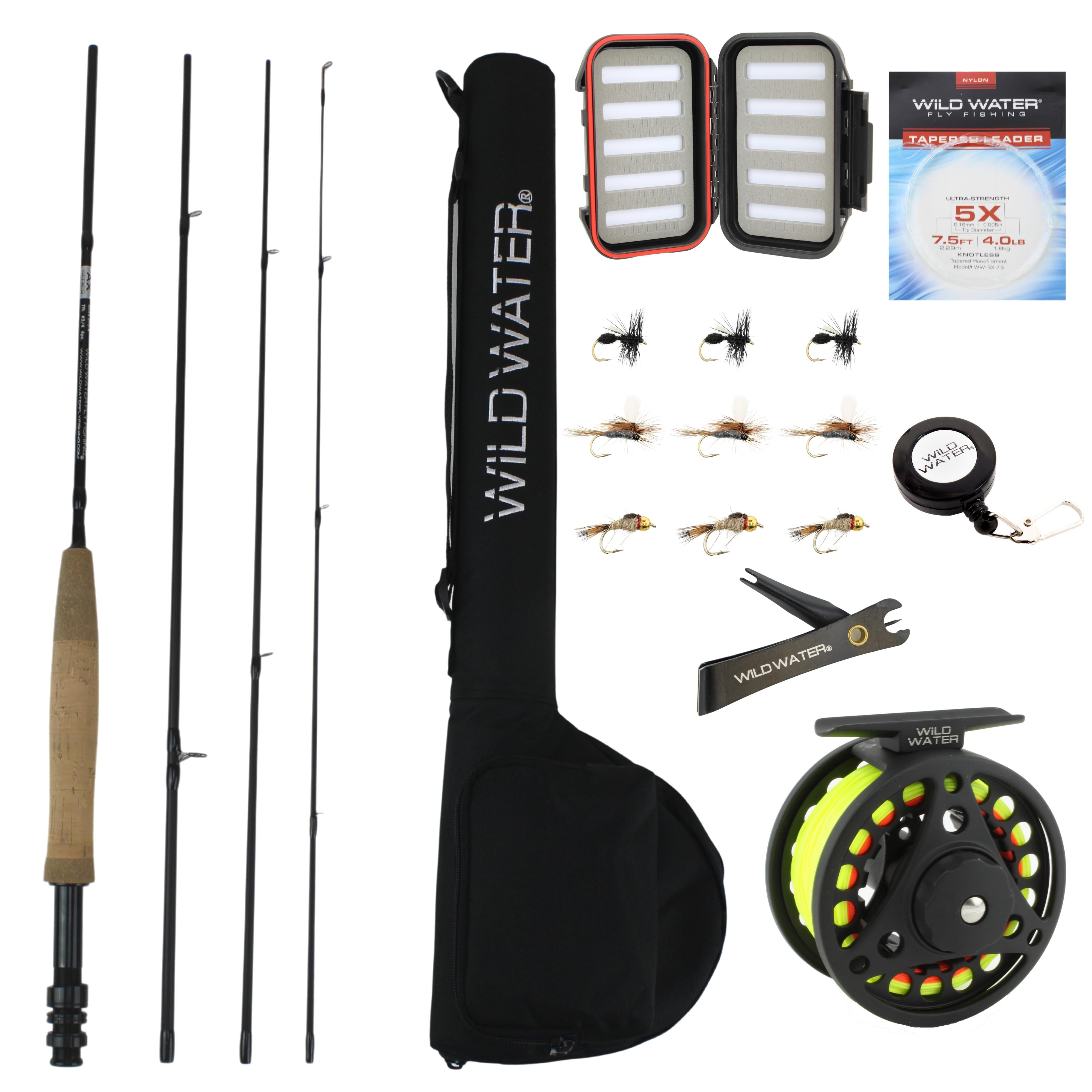 Wild Water Standard Fly Fishing Combo, 7 ft 3/4 wt Rod – Gotta Go