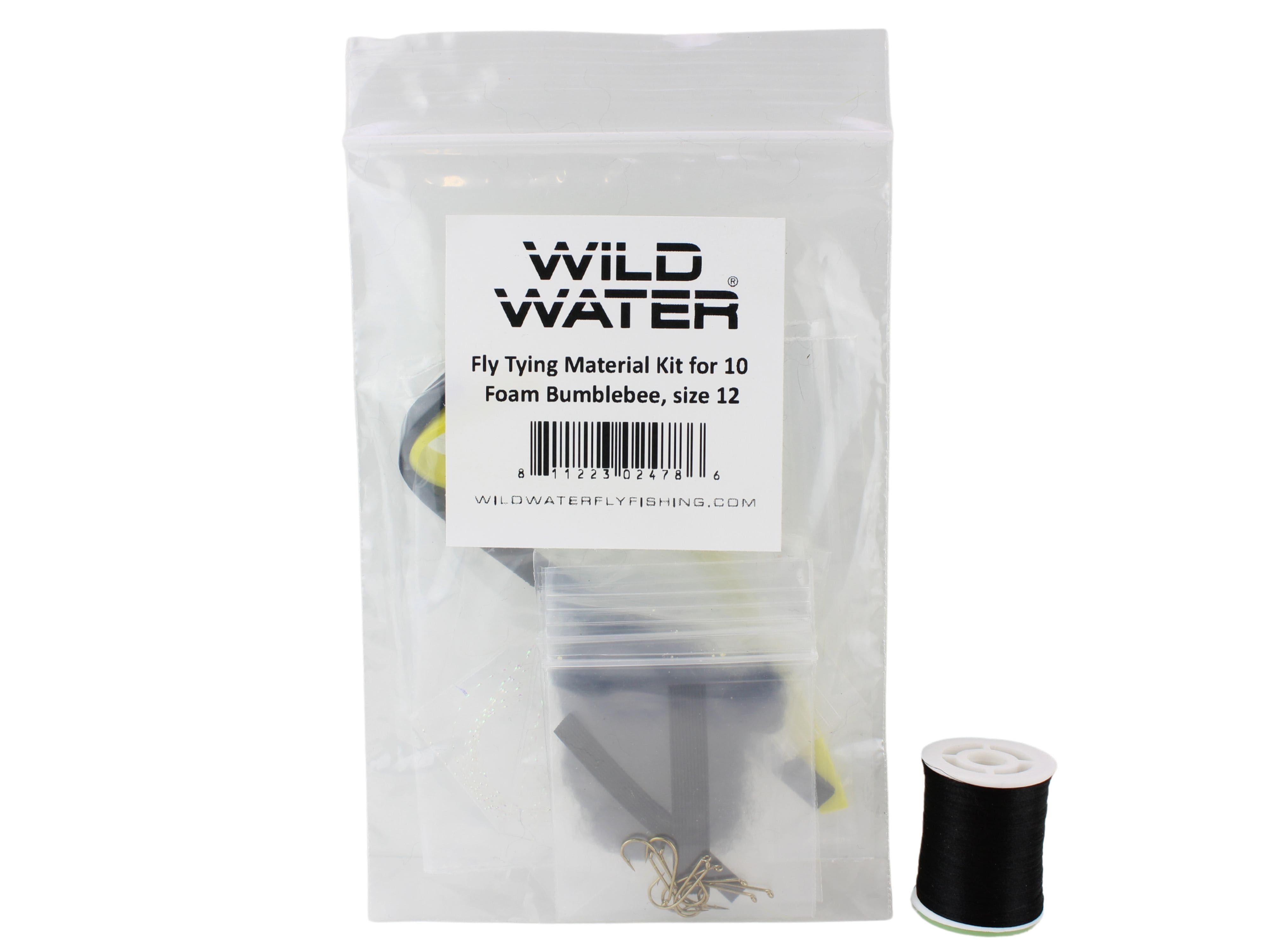 Wild Water Fly Fishing Fly Tying Material Kit, Foam Bumblebee