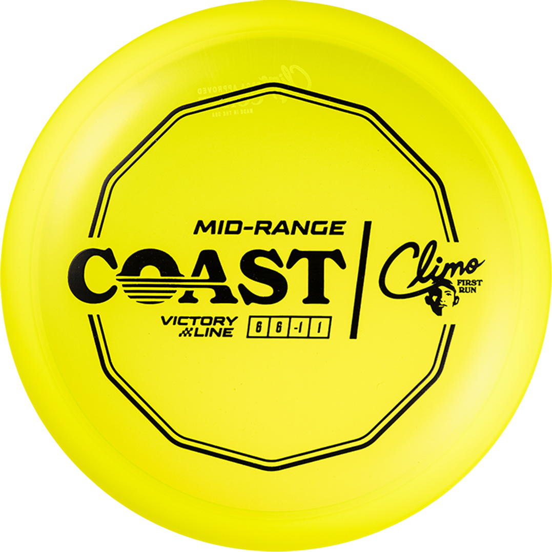 Climo First Run Victory Line Coast Midrange Golf Disc