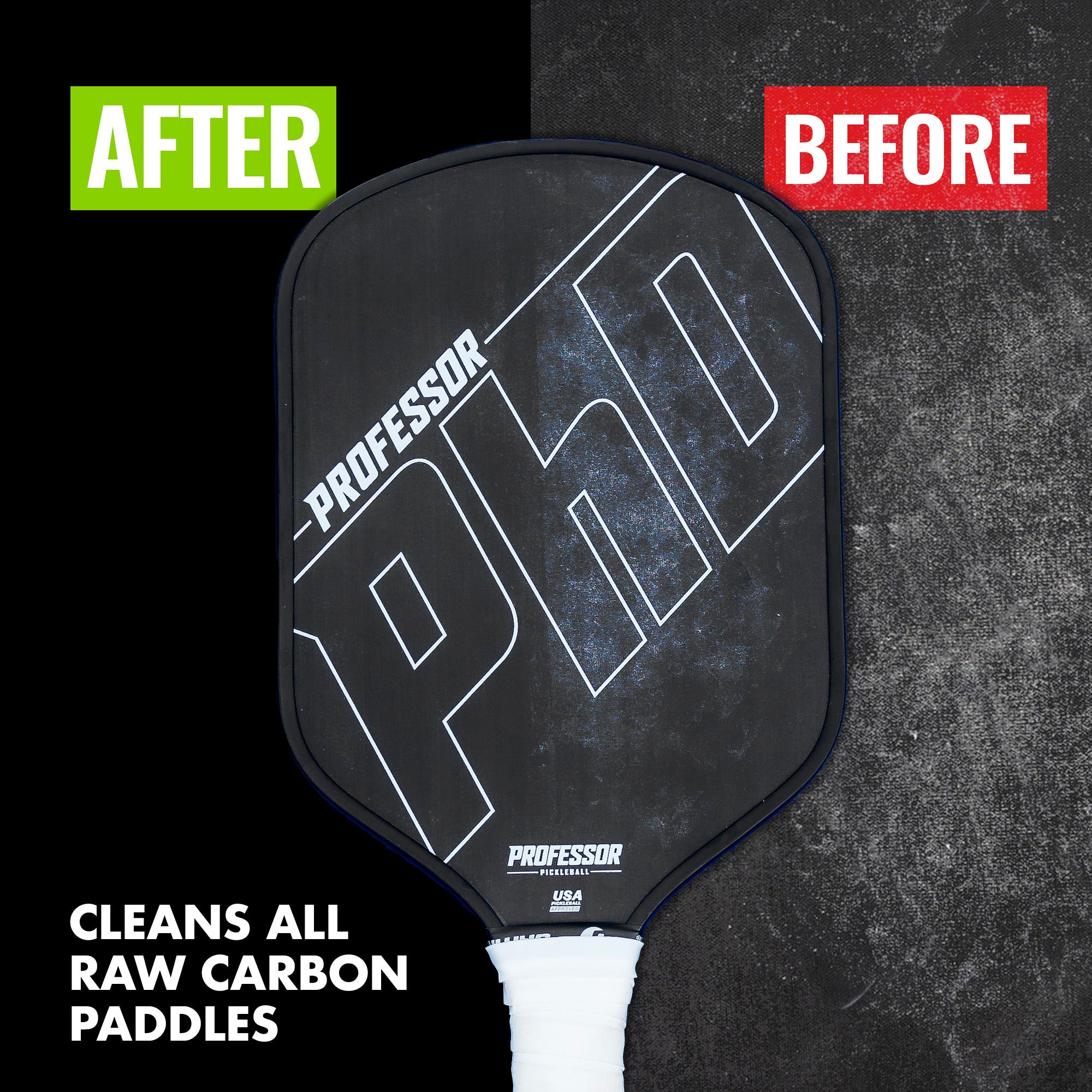 Carbon Cleaner - Raw Carbon Fiber Paddle Eraser