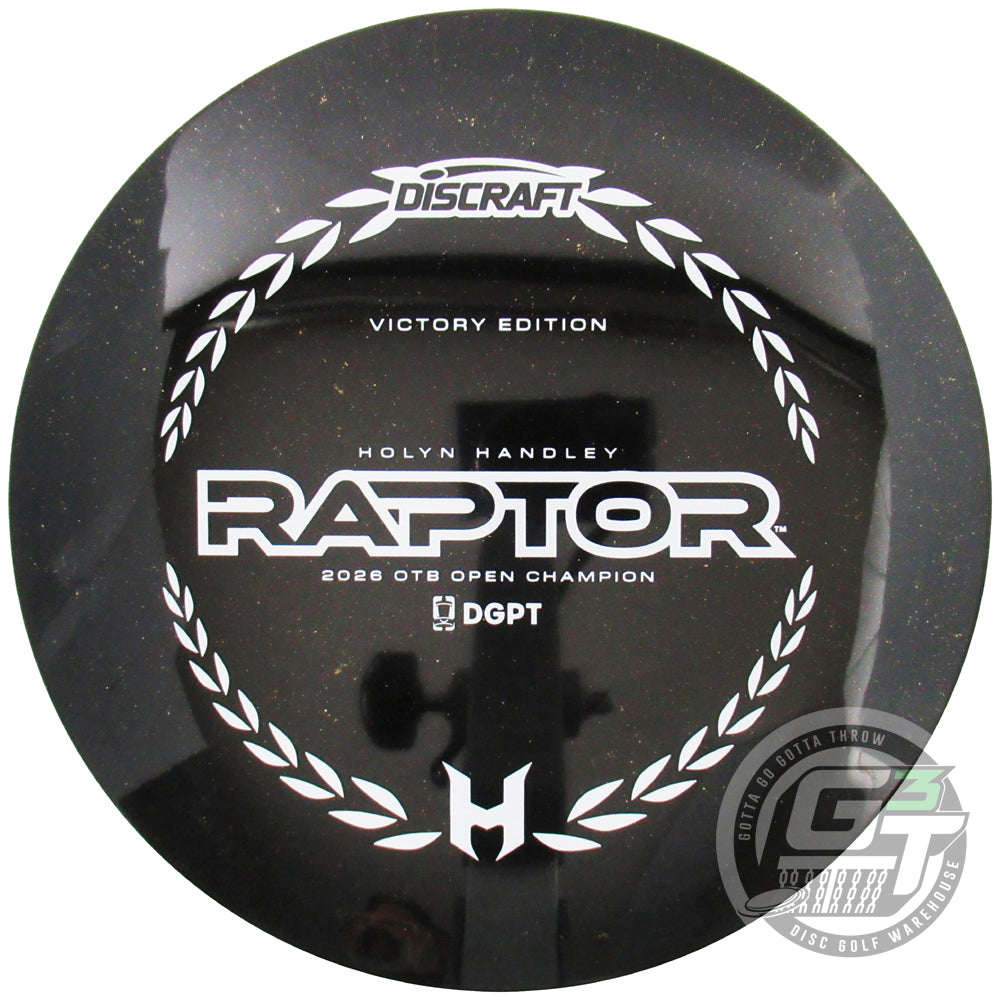 Discraft Limited Edition Victory Edition 2026 OTB Open Champion Holyn Handley Midnight Shimmer Elite Z Raptor Distance Driver Golf Disc