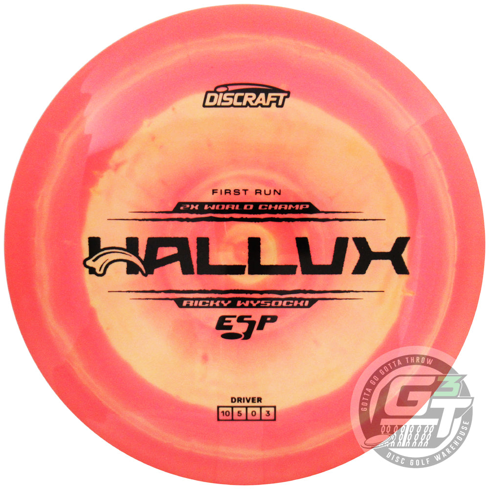 Discraft Limited Edition First Run Ricky Wysocki Signature ESP Hallux Distance Driver Golf Disc