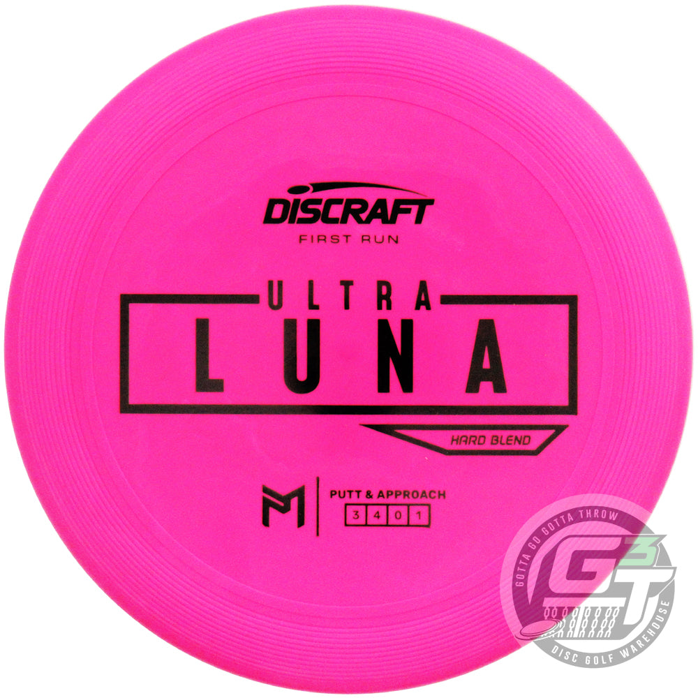 Discraft Limited Edition First Run Paul McBeth Signature Putter Line UltraLuna Putter Golf Disc