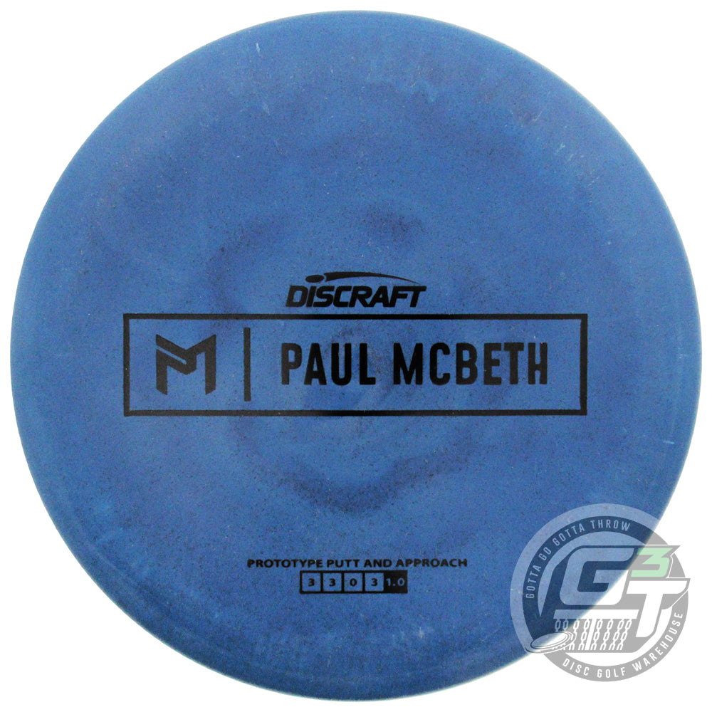 PRE-ORDER Discraft Limited Edition Prototype Paul McBeth Signature Rubber Blend Kratos Putter Golf Disc