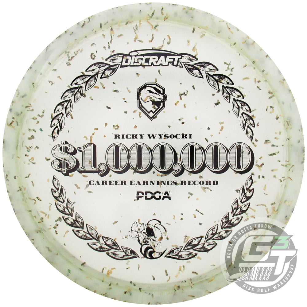 Discraft Limited Edition Ricky Wysocki PDGA Career Earnings Record Commemorative Million Dollar Shredded Money Elite Z Buzzz Midrange Golf Disc
