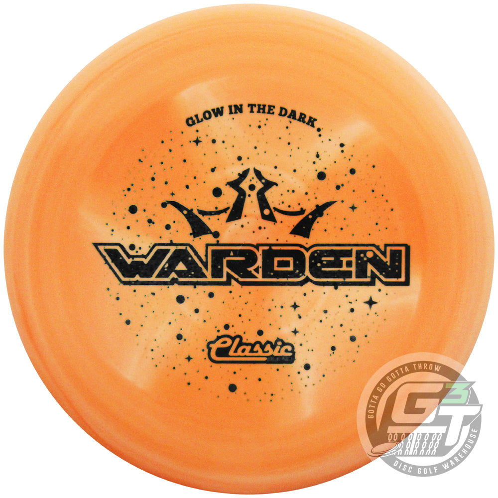 Dynamic Discs Limited Edition Stars Stamp Moonshine Glow Classic Blend Warden Putter Golf Disc