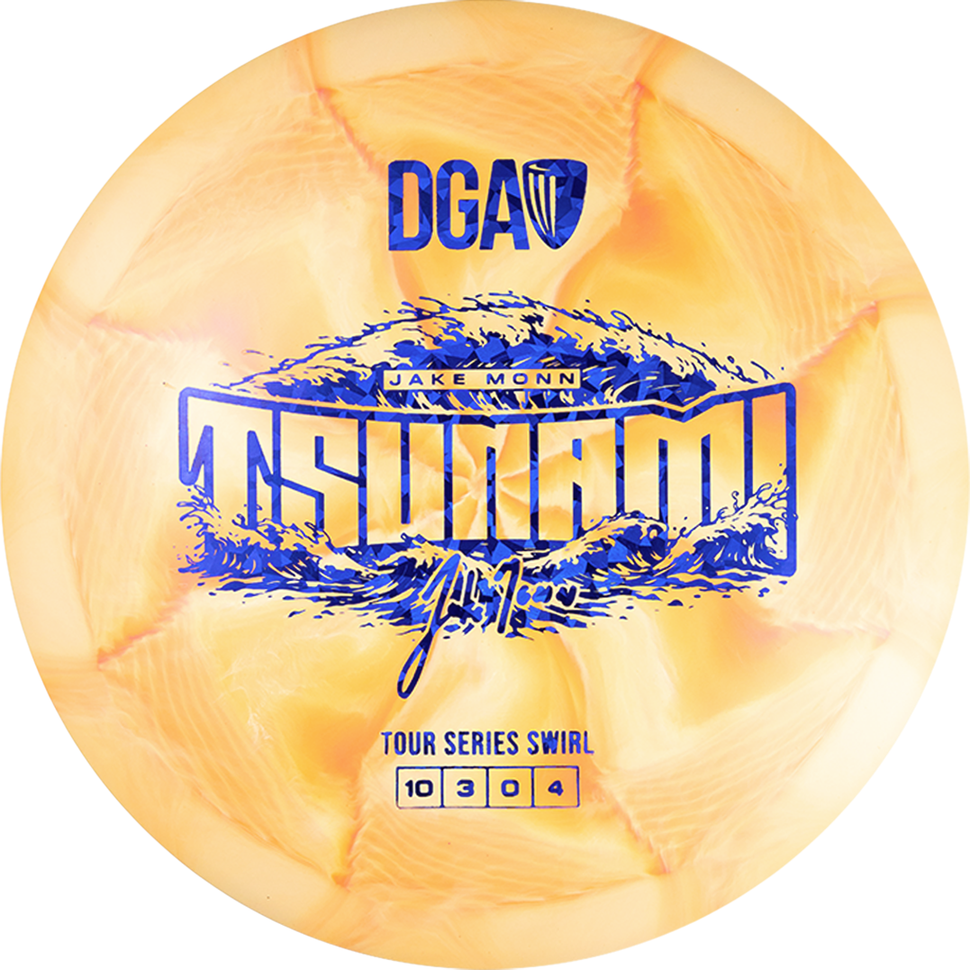 DGA Limited Edition 2026 Tour Series Jake Monn Special Blend Tsunami Fairway Driver Golf Disc