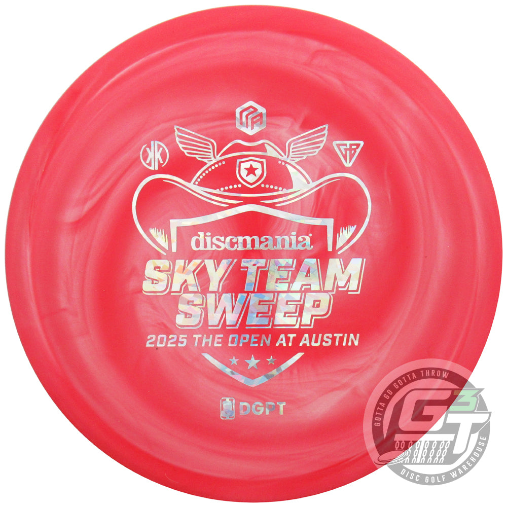 Discmania Limited Edition Triumph Series Sky Team Sweep Anttila / Klein / Buhr 2025 The Open at Austin Swirl D-Line Flex 2 FD Fairway Driver Golf Disc