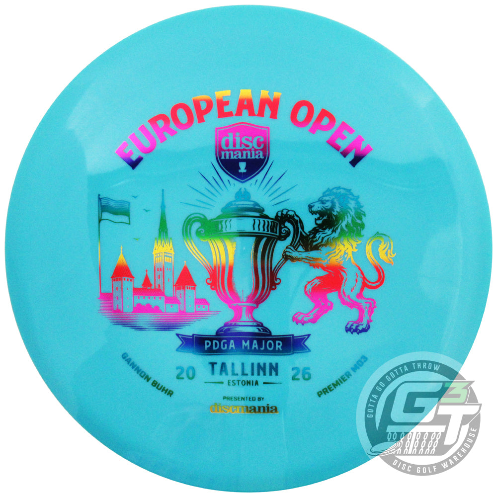 Discmania Limited Edition Triumph Series Gannon Buhr 2026 European Open Premier Q-Line MD3 Midrange Golf Disc
