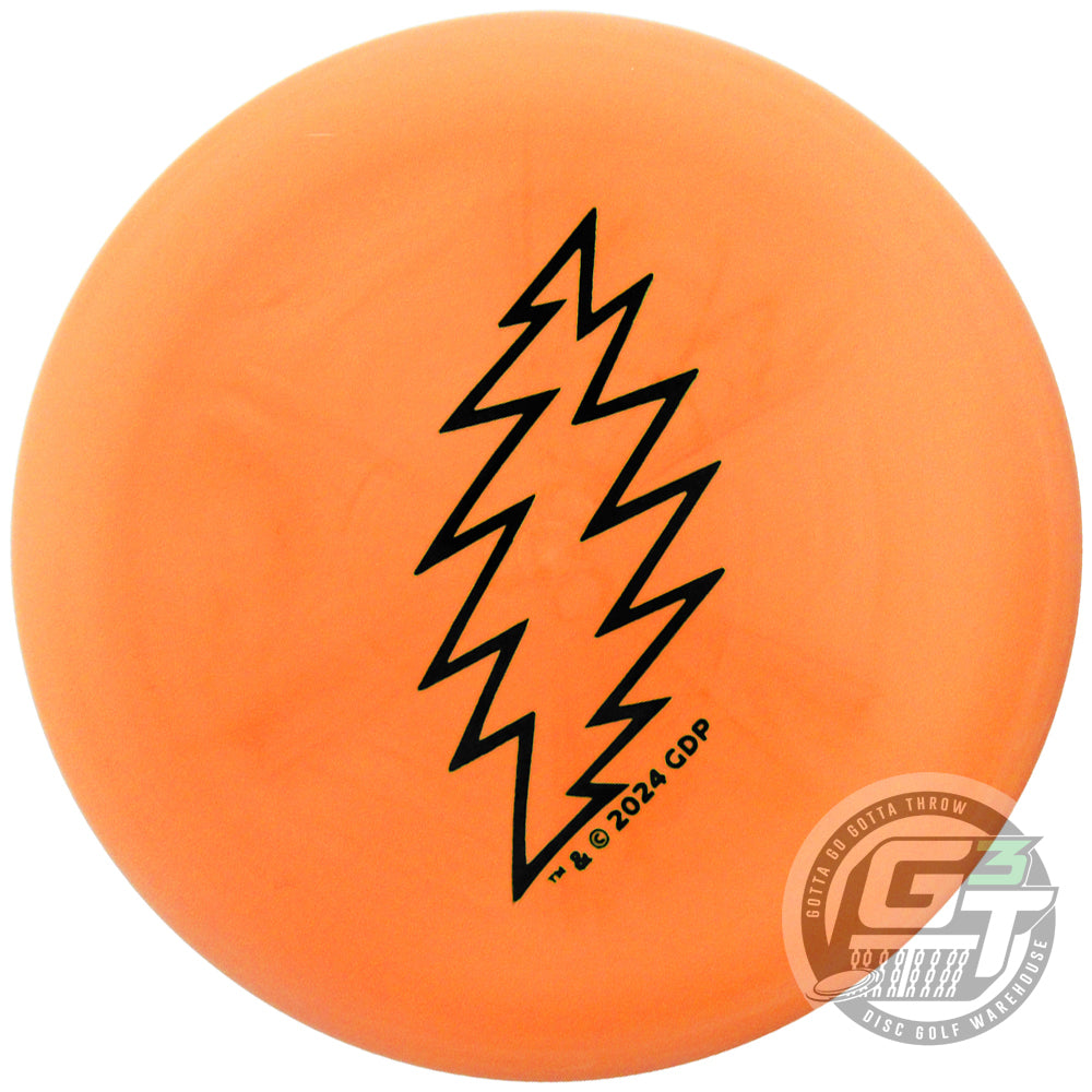 Discmania Limited Edition Grateful Dead Lightning Bolt Stamp Color Glow D-Line Flex 1 Rainmaker Putter Golf Disc