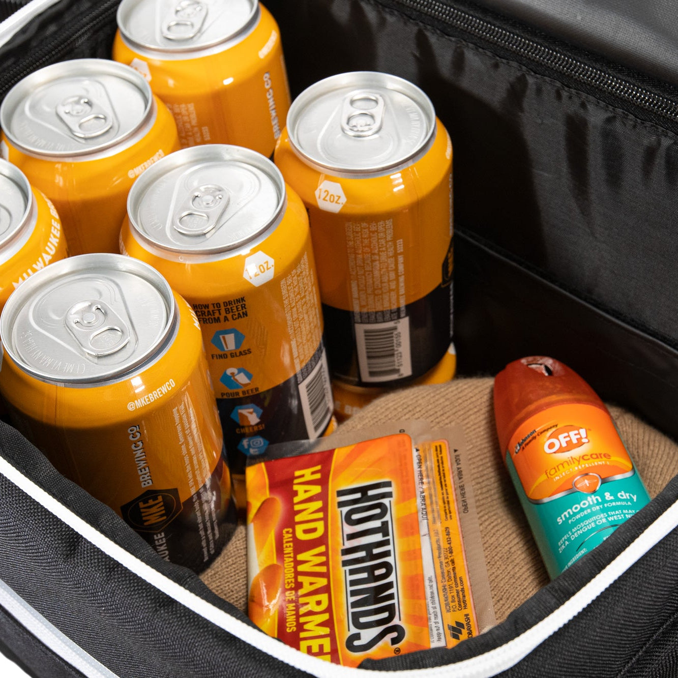 BRICK 3.0 Disc Golf Bag With Cooler - Gotta Go Gotta Throw