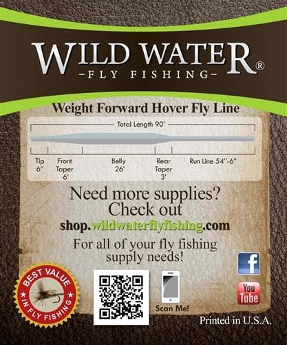 Wild Water Fly Fishing Weight Forward 5 Hover Fly Line