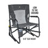 GCI Outdoor FirePit Rocker Low Rocking Chair & Outdoor Camping Chair