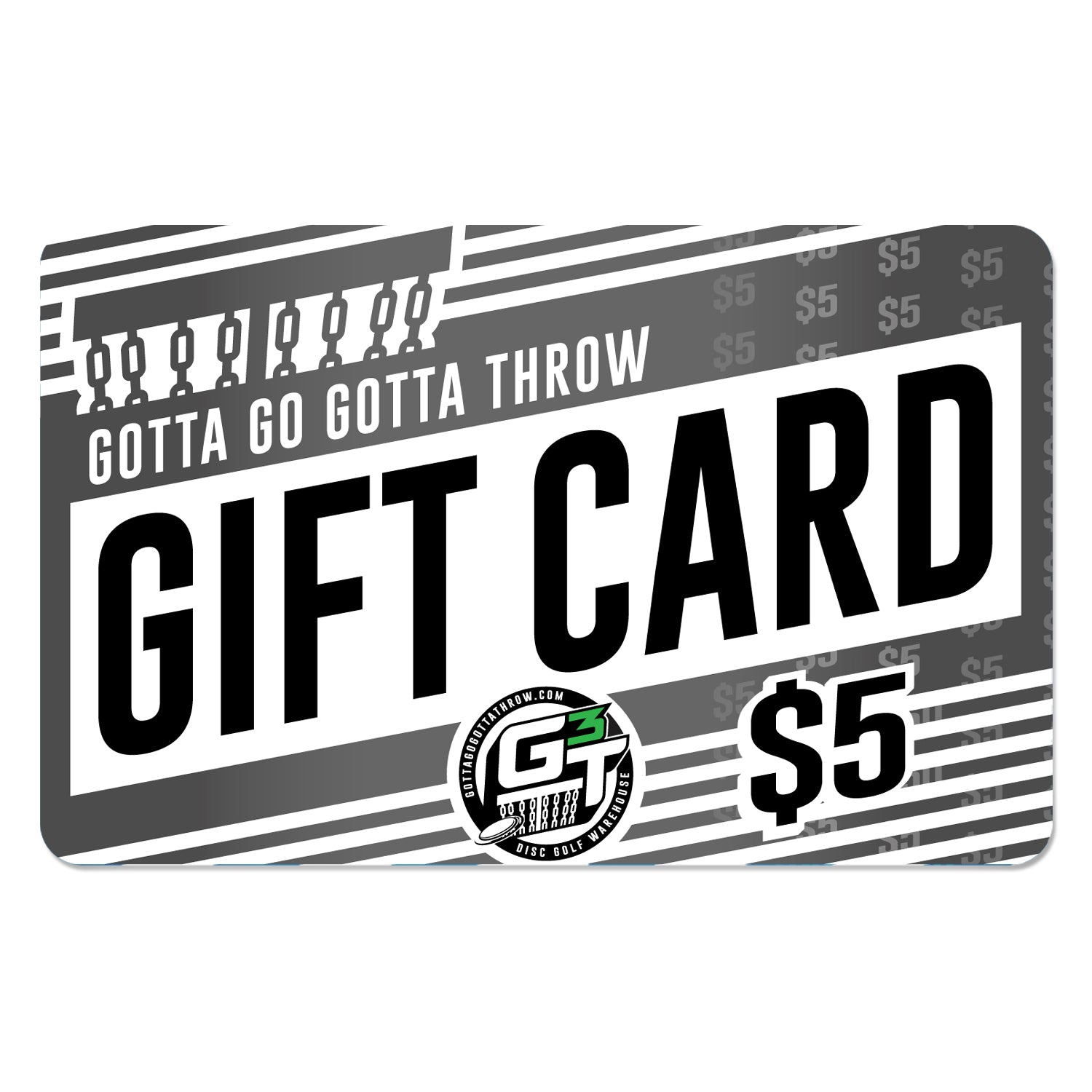 $5 Disc Golf Gift Card