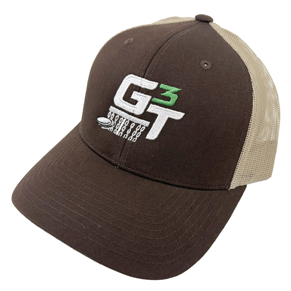 Gotta Go Gotta Throw G3T Logo Snapback Sport-Tek Mesh Trucker Disc Golf Hat
