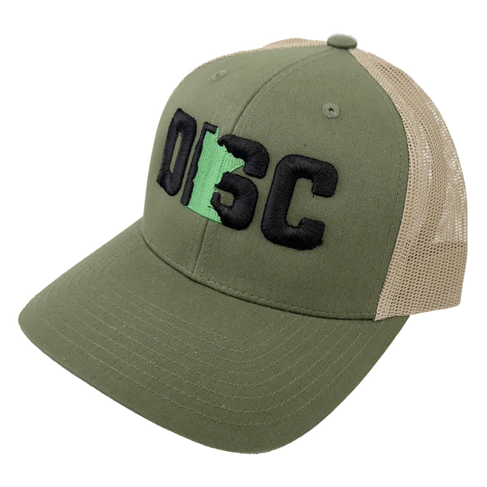 Gotta Go Gotta Throw Minnesota Disc Snapback Sport-Tek Mesh Trucker Disc Golf Hat