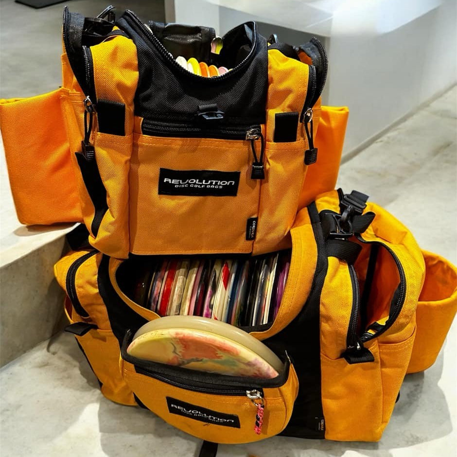 Revolution Mini Deluxe V3 Disc Golf Bag - Golden Dream - Gotta Go Gotta Throw