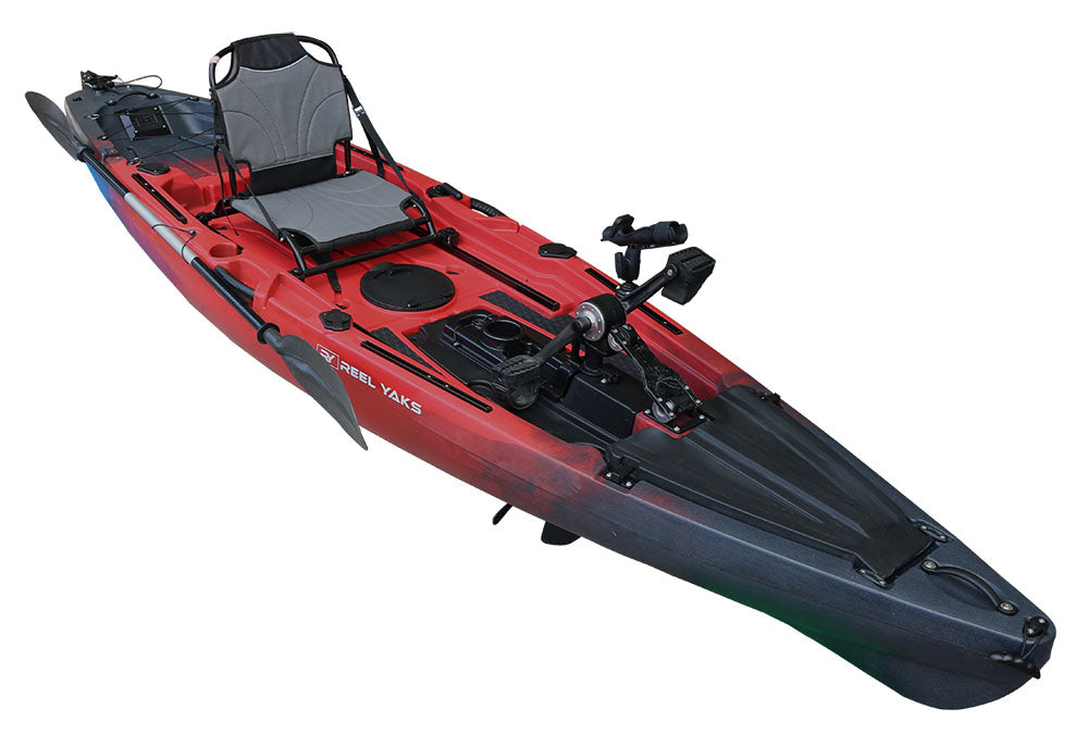 12' Ranger Propeller Drive Fishing Kayak | foot powered kayak | one seater kayak