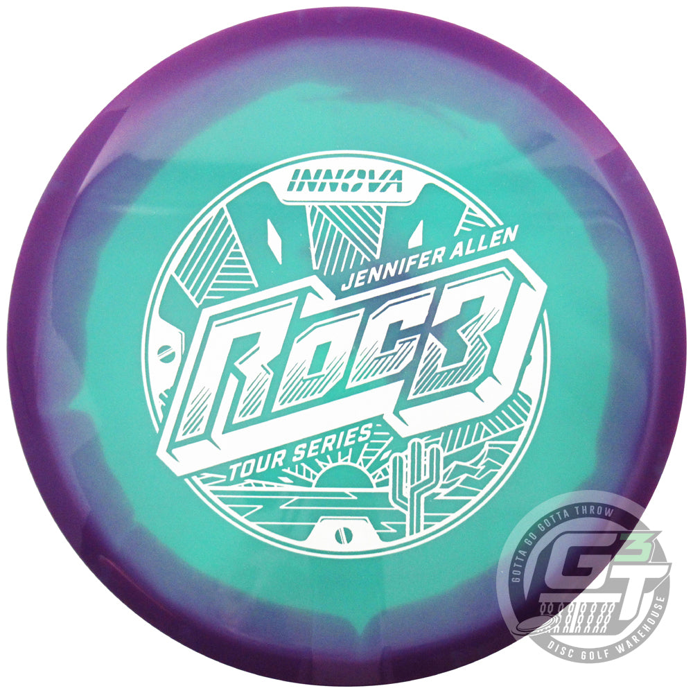 Innova Limited Edition 2025 Tour Series Jen Allen Proto Glow Halo Star Roc3 Midrange Golf Disc