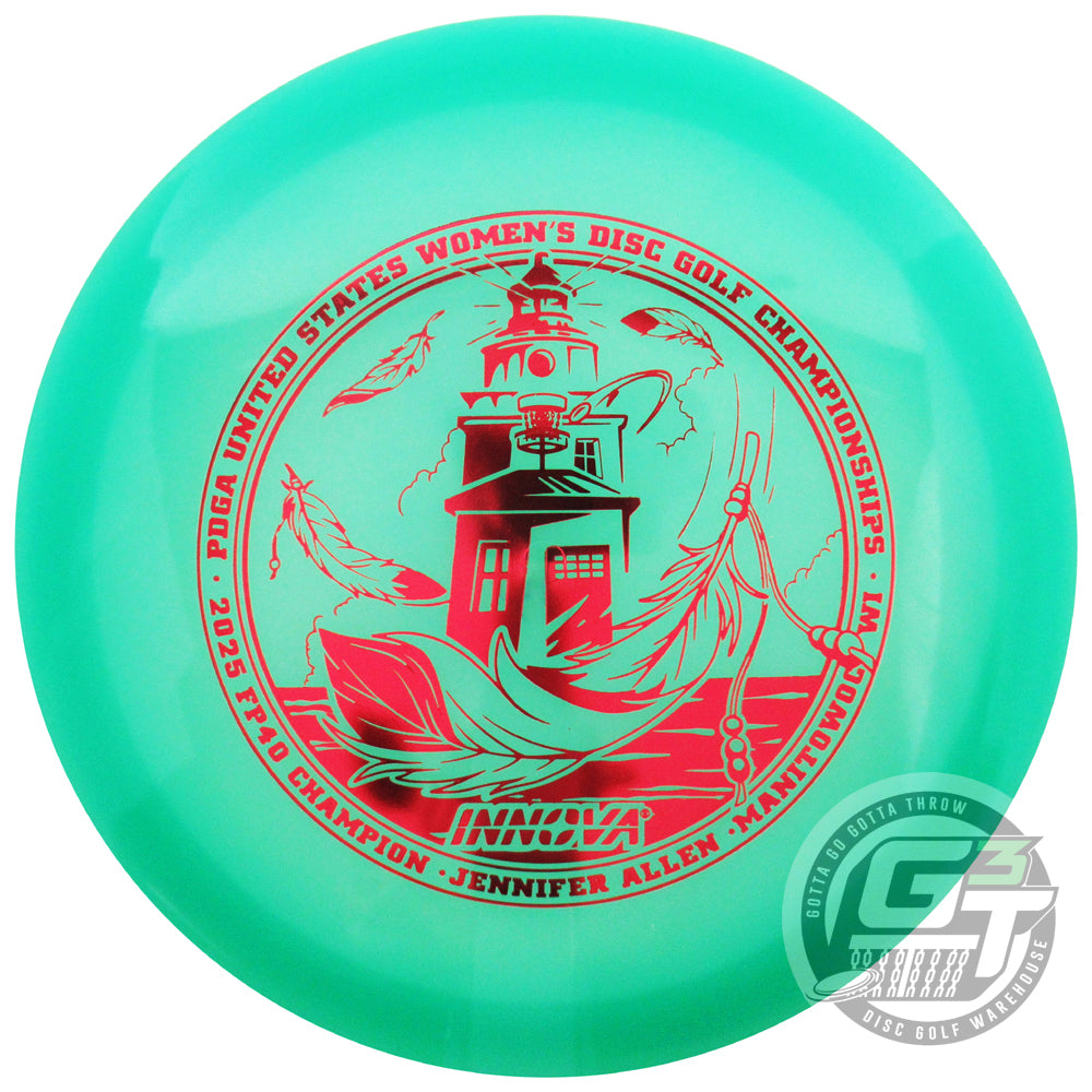 Innova Limited Edition 2025 Tour Series Jennifer Allen UWDGC FP40 Commemorative Proto Glow Champion TeeBird Fairway Driver Golf Disc