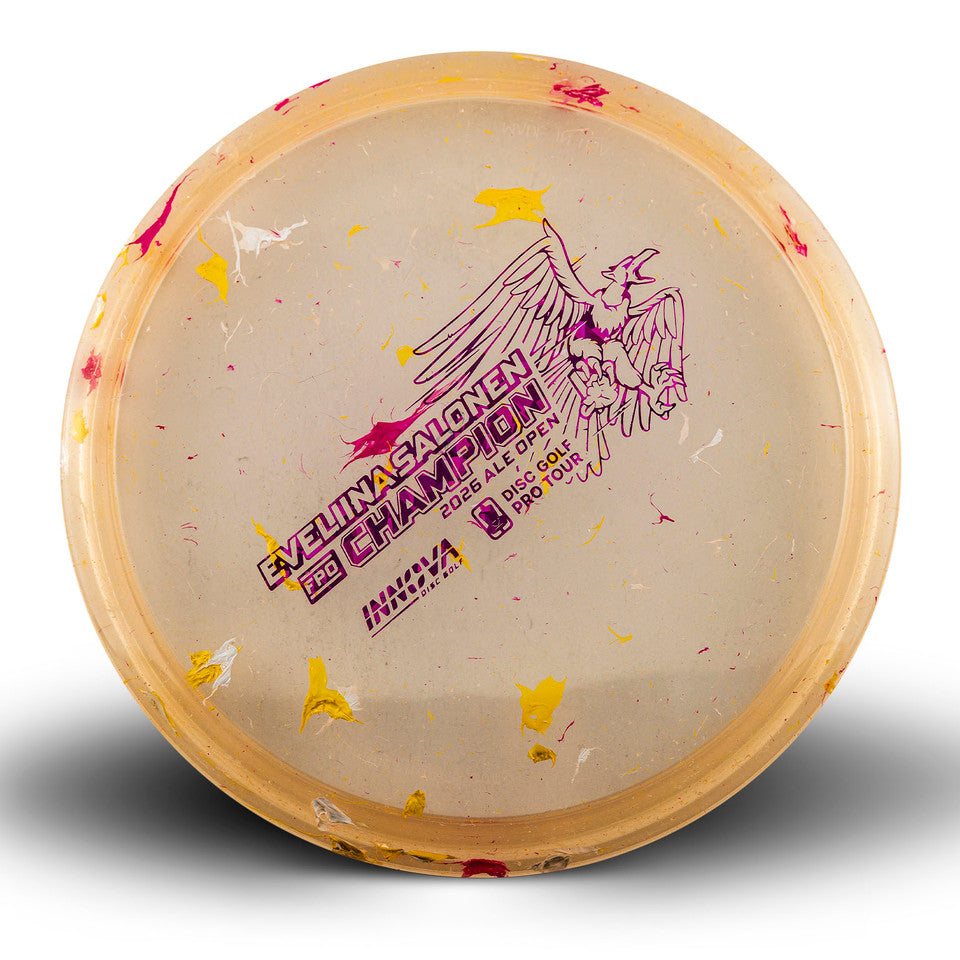 Innova Limited Edition 2026 Tour Series Eveliina Salonen Ale Open Commemorative Party Time Champion Roc3 Midrange Golf Disc