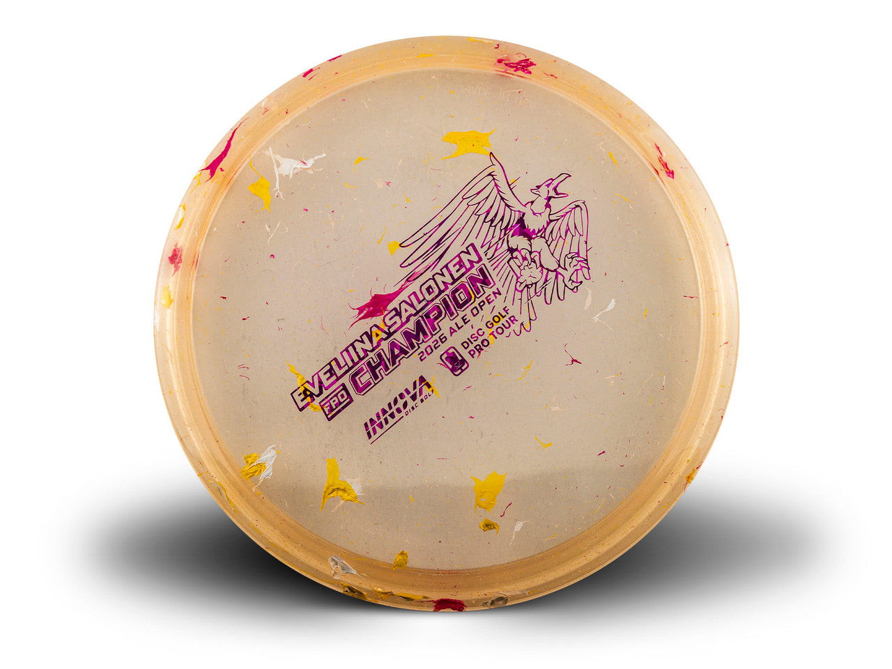 Innova Limited Edition 2026 Tour Series Eveliina Salonen Ale Open Commemorative Party Time Champion Roc3 Midrange Golf Disc