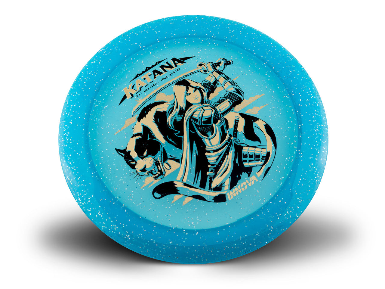 Innova Limited Edition 2026 Tour Series Kat Mertsch Metal Flake Champion Katana Distance Driver Golf Disc